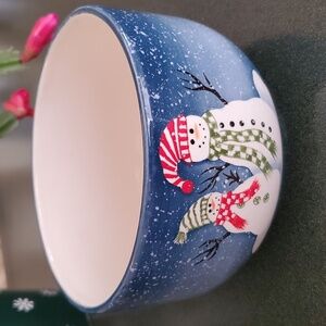 Festive Snowman Bowl